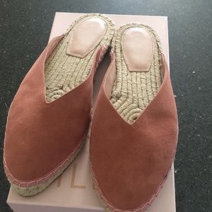 Avec les filles espadrilles dusty rose